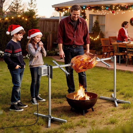 Electric Rotisserie Grill Kit, 60 kg, 220–240V, 38W