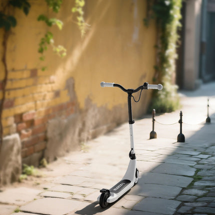 Electric Scooter for Kids, 6 km Range, Black & White
