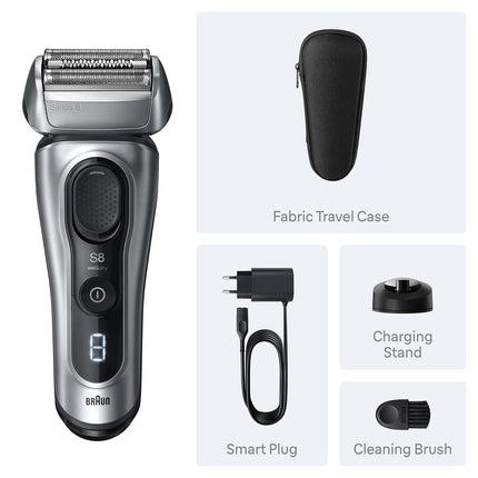 Electric Shaver, Wet & Dry, Rechargeable, Series 8