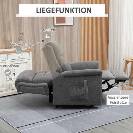 Electric deck chair, remote control, capacity 170 kg