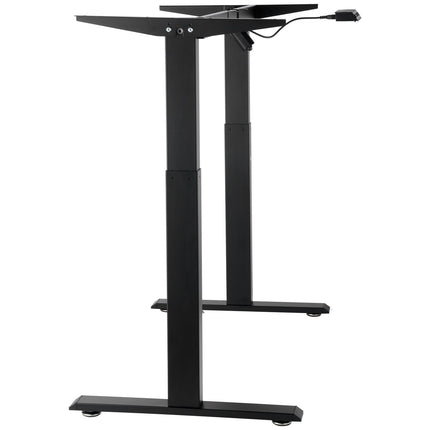 Electric Standing Desk Frame, 70–117 cm Height, Black