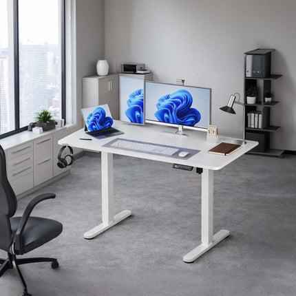 Electric Standing Desk – Wood-Effect Top, Memory Presets