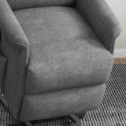 Electric recliner with stand-up aid and remote control