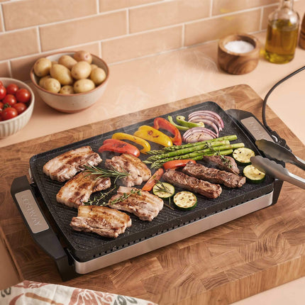Electric Table Grill, 1500W, Reversible Non-Stick Plate