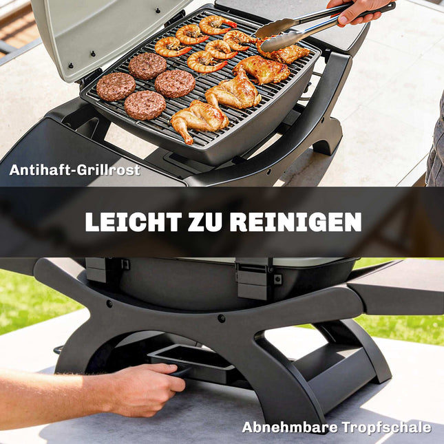 Electric Table Grill 2300W, Non-Stick, Portable, 23x71 cm