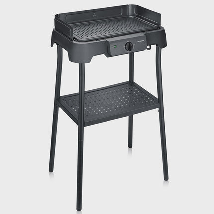 Electric Table Grill with Stand & Grill Plate, 2000W