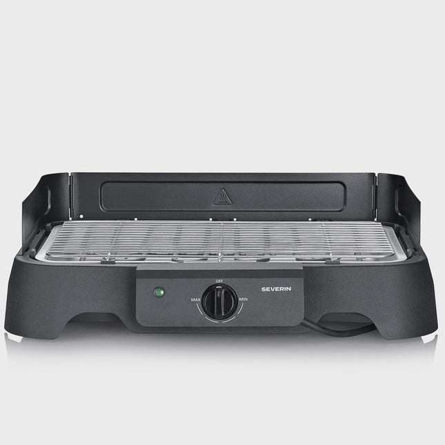Electric Tabletop BBQ Grill with Stainless Steel Grate