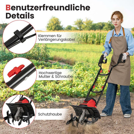 Electric Tiller 1200W – 36cm Width, 22cm Depth