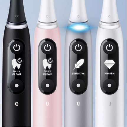 Electric Toothbrush iO6, Black/Light Rose, 3 Brush Heads