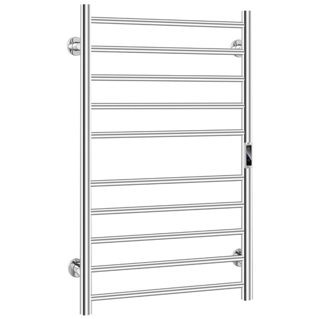Electric Towel Warmer, 10 Bars, Timer, Overheat Protection