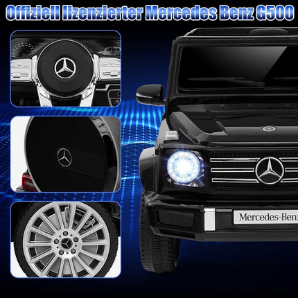 Electric car for children Mercedes Benz G500 children's car electric with remote control black