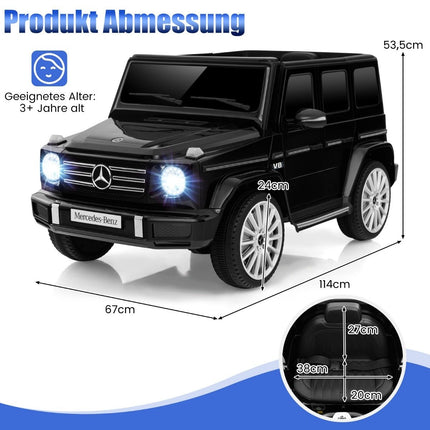 Electric car for children Mercedes Benz G500 children's car electric with remote control black