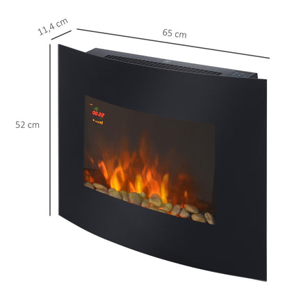 Electric wall fireplace 65cm – Cozy Atmosphere Enhancer