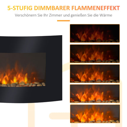 Electric wall fireplace 65cm – Cozy Atmosphere Enhancer