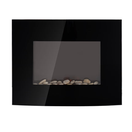 Electric stove, 2 power levels, black stainless steel