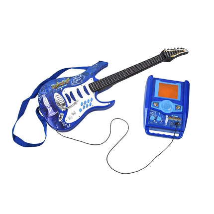 Electric guitar+microphone+sky amplifier 22409