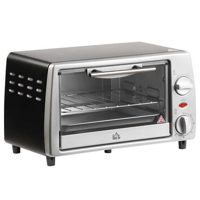Electric oven 10L with adjustable temperature, timer & grill