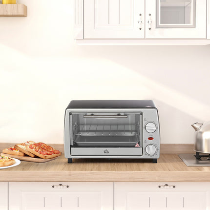 Electric oven 10L with adjustable temperature, timer & grill