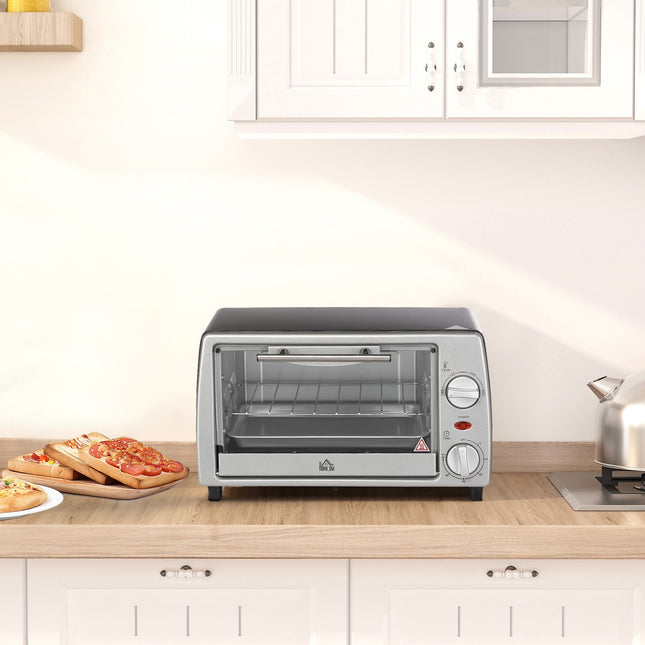 Electric oven 10L with adjustable temperature, timer & grill