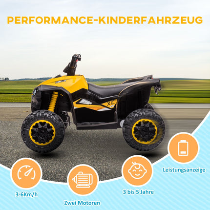 Electric quad bike for children with hill and MP3 player