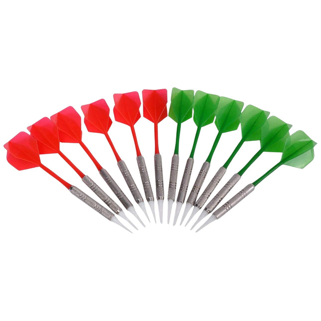 Elektronisch dartbord met led-display, 12 darts, 27 spellen