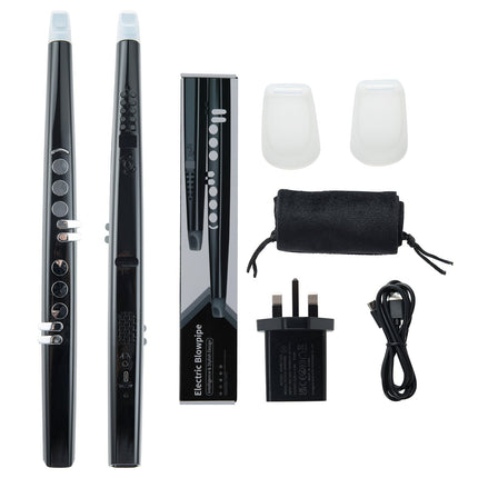 Electronic Wind Instrument, 13 Tones, 2 Fingerings, Black