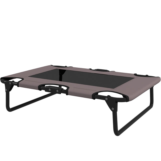 Elevated folding dog bed - Breathable mesh, 75x51x18 cm