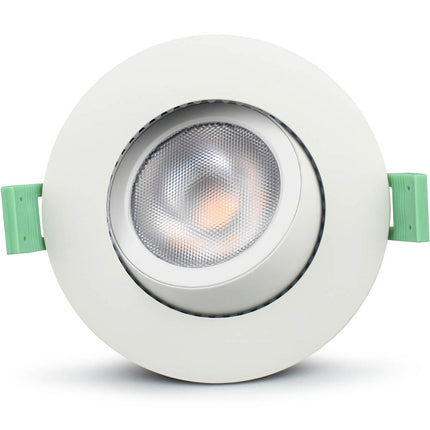 Ellen Recessed downlight Dim-to-Warm 520lm IP65 3-pack White