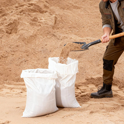 Empty Sandbags 100-Pack, 40 x 66 cm, With Ties
