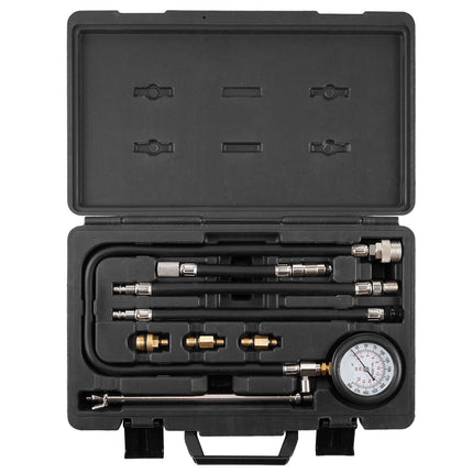 Engine Compression Tester Adapter Kit, 9-Piece 0-300 PSI