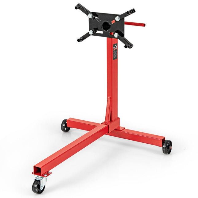 Engine stand 340 kg engine lifter 360° rotatable with 4 adjustable arms engine holder for garages