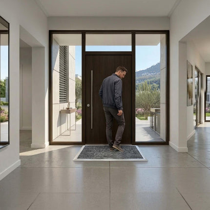 Entrance Mat With Aluminium Frame – Weatherproof, Non-Slip