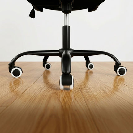 Ergonomic Black Office Chair with Head & Lumbar Support