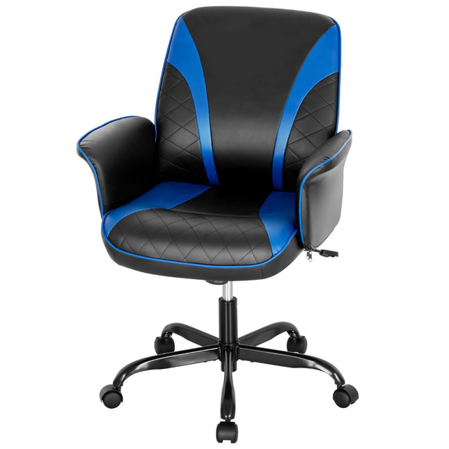 Ergonomic Gaming Chair, Height Adjustable, PVC Leather