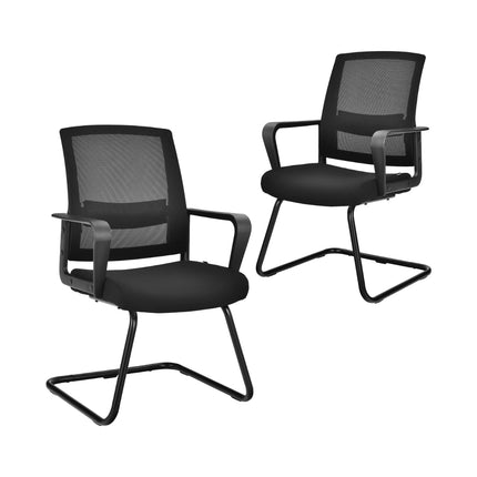 Ergonomic Mesh Office Chairs, Set of 2, 136kg Capacity
