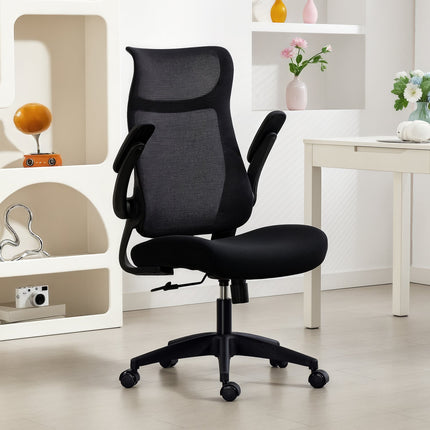 Ergonomic Office Chair, 3D Armrests, Mesh Back, Black