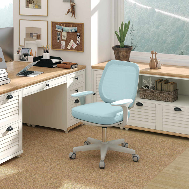 Ergonomic Office Chair, Adjustable Height, Green, 360 Swivel