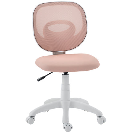 Ergonomic Office Chair, Adjustable Height, Pink