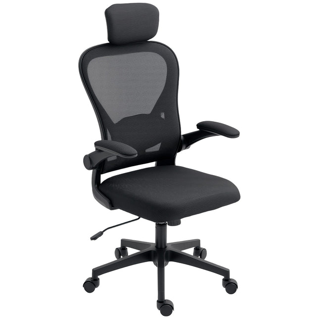 Ergonomic Office Chair with Adjustable Headrest and Lumbar Support