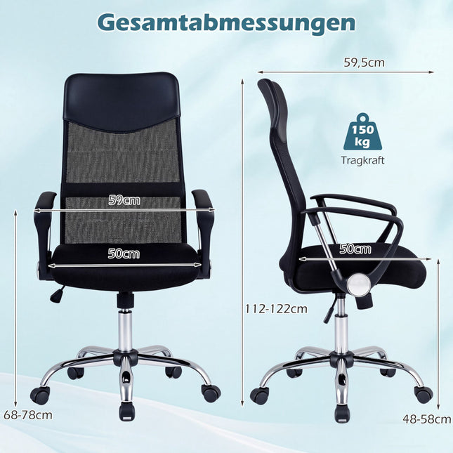 Ergonomic Office Chair with Adjustable Height and Tilt