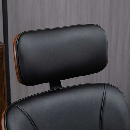 Ergonomic Office Chair with High Backrest, Black