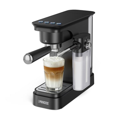 Espresso Machine with Milk Frother 20 Bar 1400W, 2 Cups at Once, 0.8L, Auto Off
