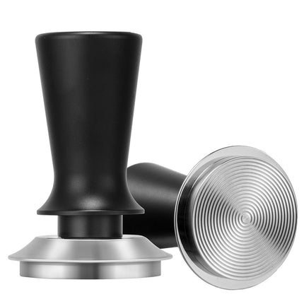 Espresso Tamper 51mm, Spring-Loaded 30 lb, Non-Slip Grip