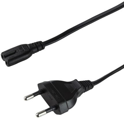 Euro Power Cable to C7, 5m, Black