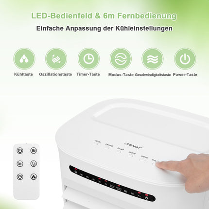 Evaporative Air Cooler 3-in-1, 10L, Remote Control