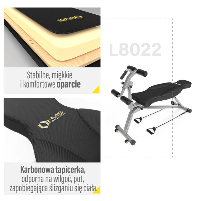 Oefenbank, verstelbaar, opvouwbaar, thuisgym
