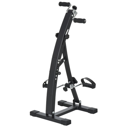 Exercise bike trainer for seniors, robust steel, black