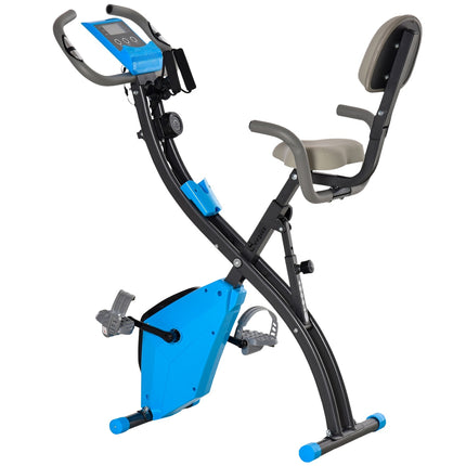 Exercise bike with adjustable resistance and LCD screen