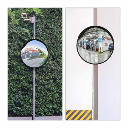 Exit mirror 60 cm black