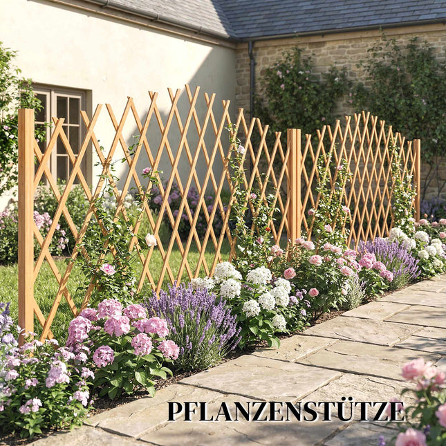 Uitschuifbare, vrijstaande klimrekset, 180 x 30 x 103 cm, bruin